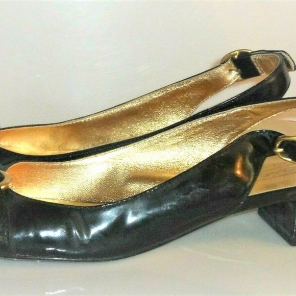 COACH Sling Back Shoes Size 8.5 Woman's Shoes w/ Original Box Woman's Flat Shoes - Picture 4 of 9